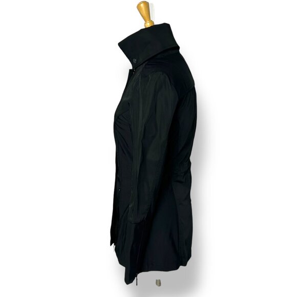 NWT Anatomie City Slick Travel Jacket Black Mid Weight Hip Length Sz XS - Picture 4 of 14